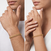 Unisex Intreccio Bold Silver 925 Bracelet