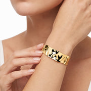 Woman Bold Trendy Steel Bangle