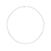 Woman B-Classic White Gold Pearls 18K Necklace
