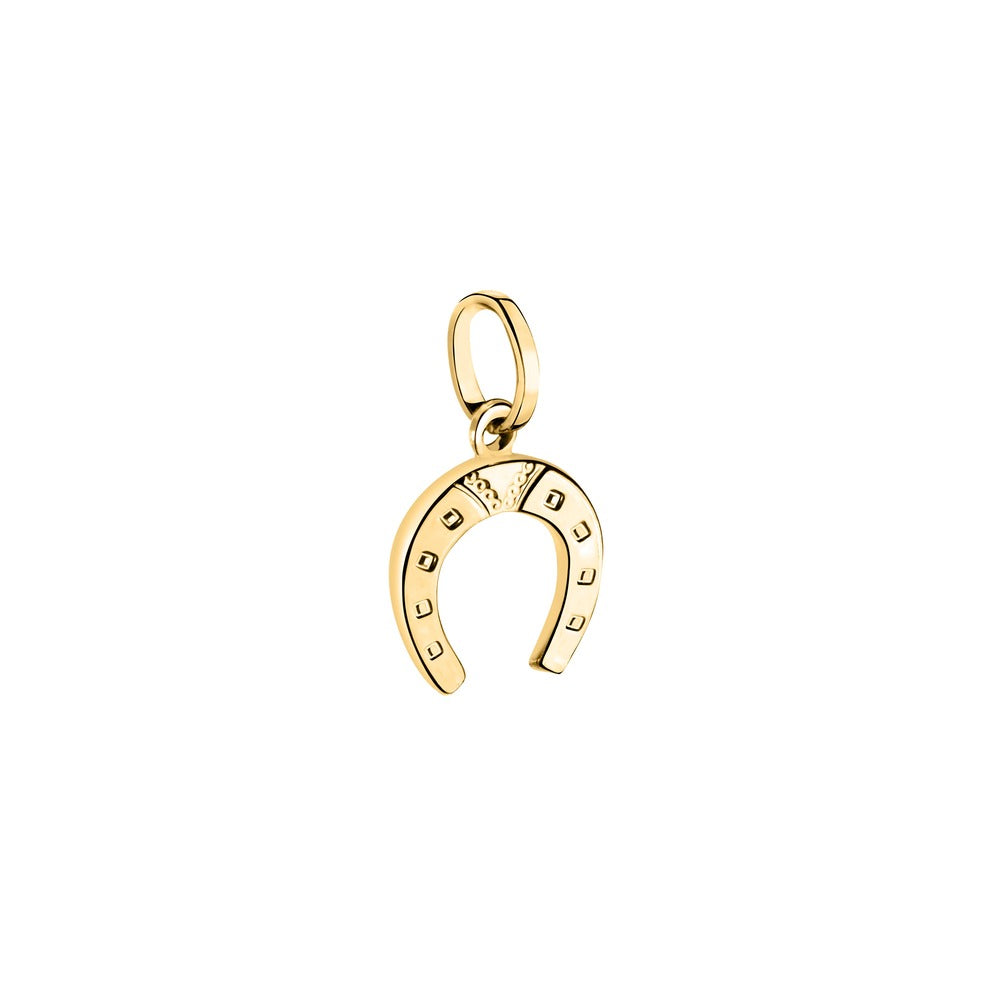 Woman Ciondoli Gold Horseshoe 18K Pendant