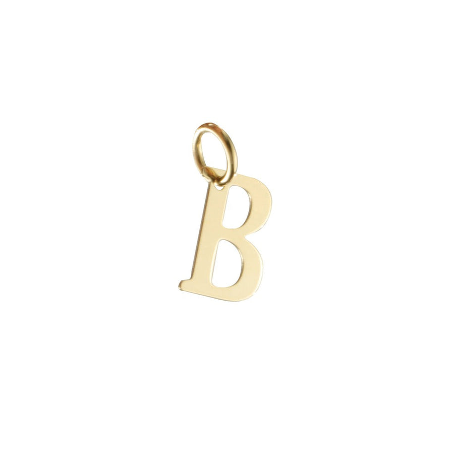 Woman Letter "B" Gold 18K Pendant