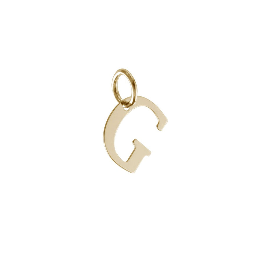 Woman Letter "G" Gold 18K Pendant