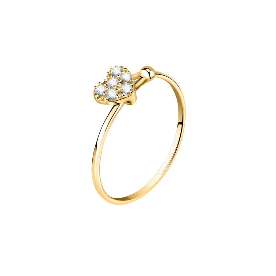 Kids B-Baby Gold Heart 18K Ring