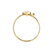 Kids B-Baby Gold Heart 18K Ring
