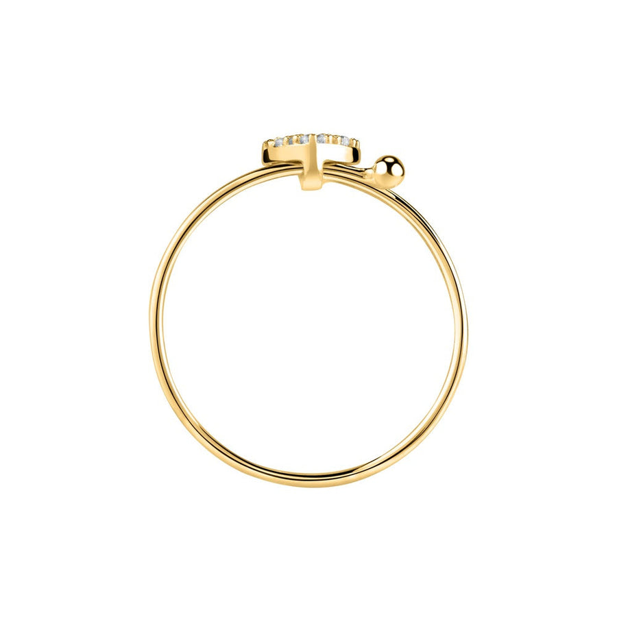 Kids B-Baby Gold Heart 18K Ring