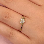 Kids B-Baby Gold Heart 18K Ring