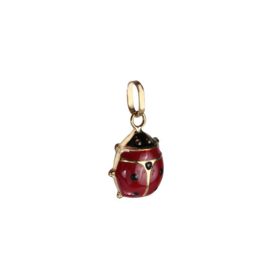 Kids B-Baby Gold Lady Bug 18K Pendant