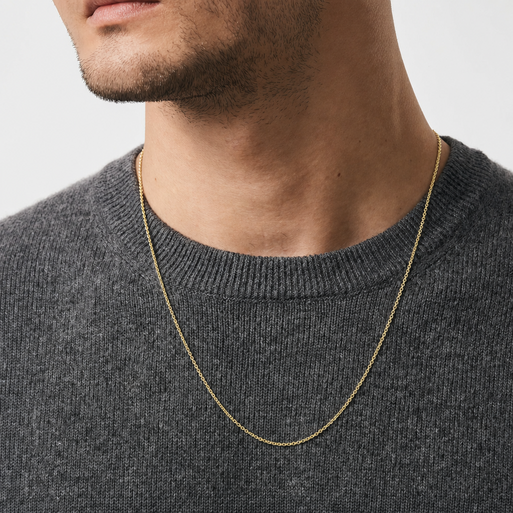 Man Traversino Gold Man 18K Chain