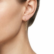 Woman Teen Gold Anniversary 18K Earrings