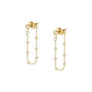 Woman Teen Gold Anniversary 18K Earrings