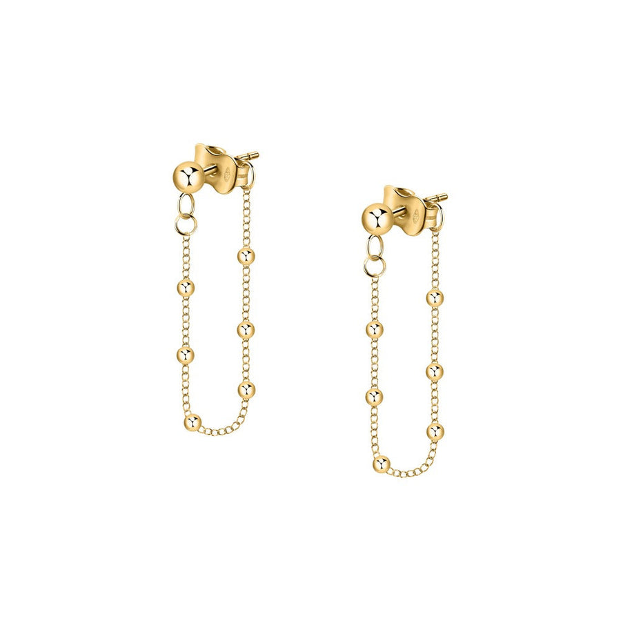 Woman Teen Gold Anniversary 18K Earrings