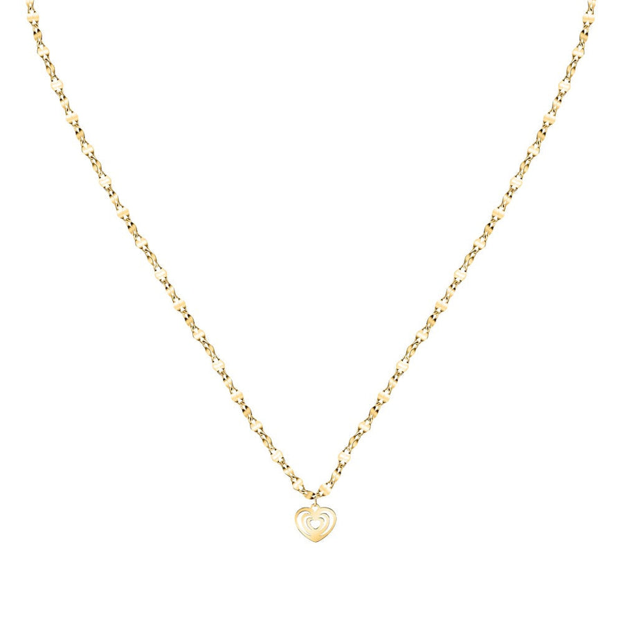Woman Teen Gold Heart 18K Necklace