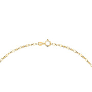 Woman Teen Gold Heart 18K Necklace