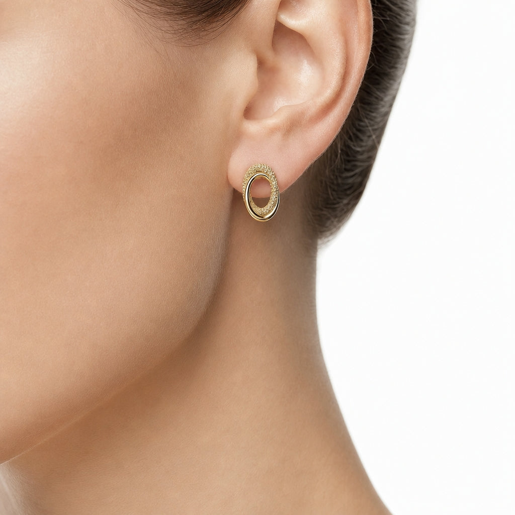 Woman Nodo Gold 18K Earrings