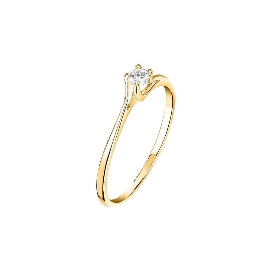 Woman Promessa Damore Engagement 18K Ring