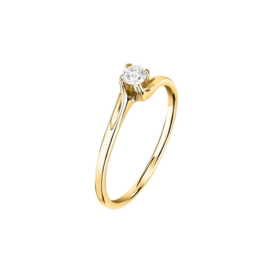 Woman Promessa Damore Engagement 18K Ring