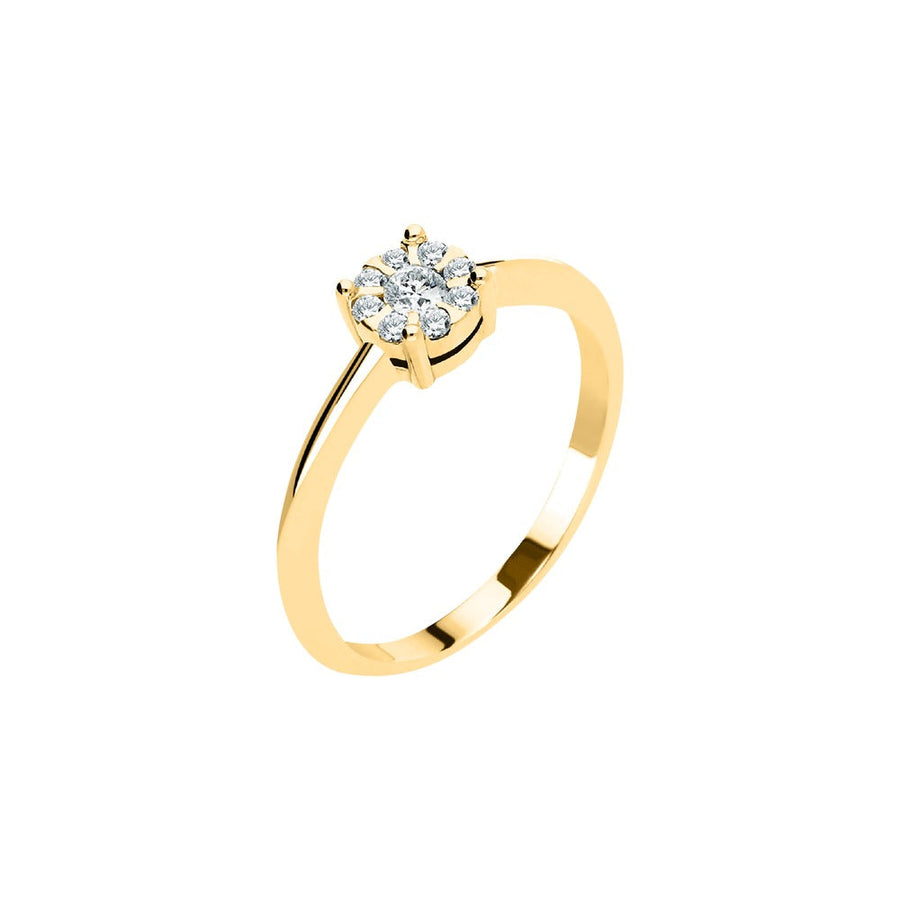 Woman Marilyn Diamonds 18K Ring