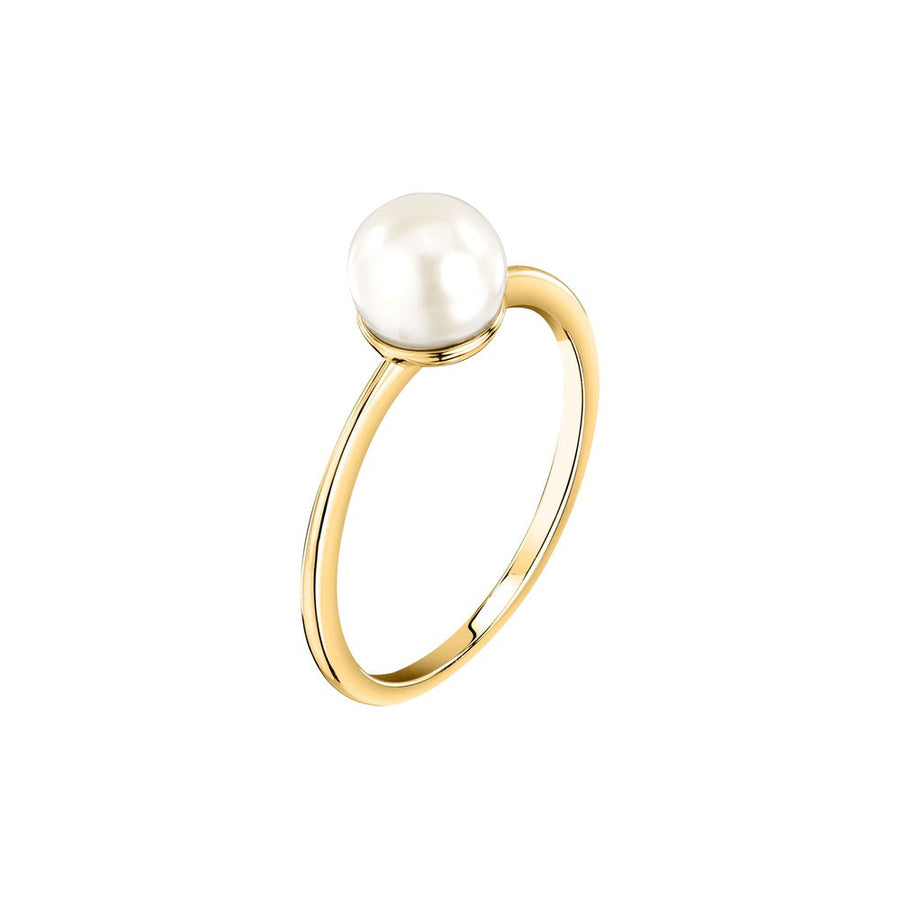 Woman B-Classic Gold Pearls 18K Ring