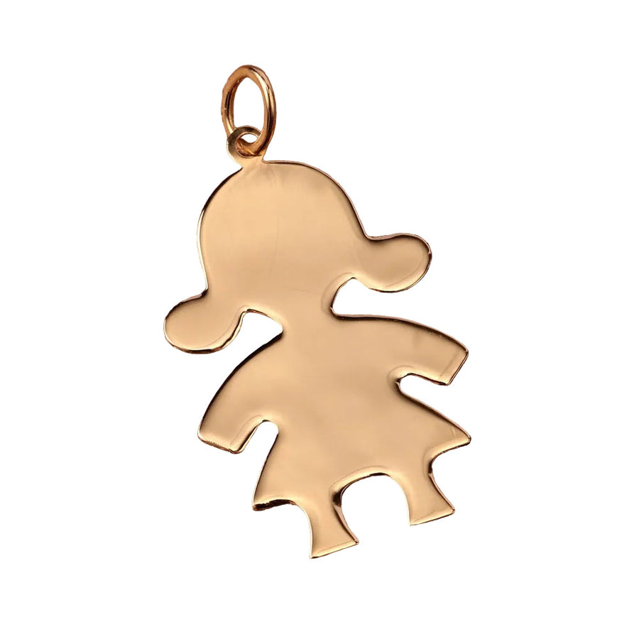 Woman Memory Gold 18K Pendant