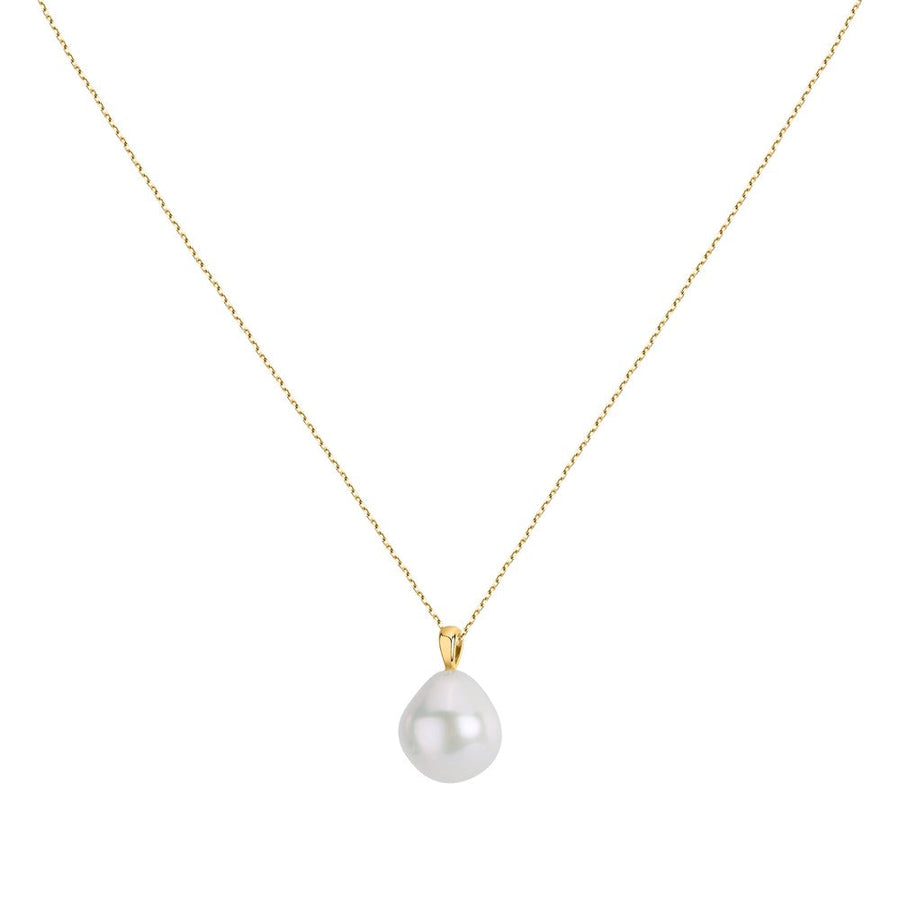 Woman B-Classic Gold Pearls 18K Necklace