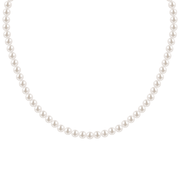 Woman B-Classic Gold Pearls 18K Necklace