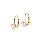Kids B-Baby Gold Heart 18K Earrings