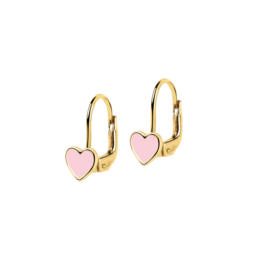 Kids B-Baby Gold Heart 18K Earrings