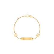 Kids B-Baby Gold Butterfly 18K Bracelet