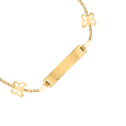 Kids B-Baby Gold Butterfly 18K Bracelet