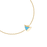 Kids B-Baby Gold Sailboat 18K Bracelet