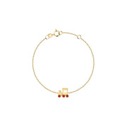 Kids B-Baby Gold Train 18K Bracelet