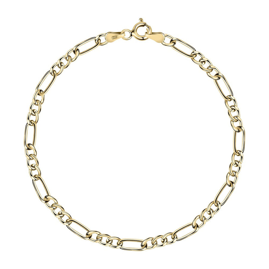 Man Figaro Gold 18K Bracelet