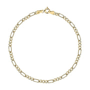 Man Figaro Gold 18K Bracelet