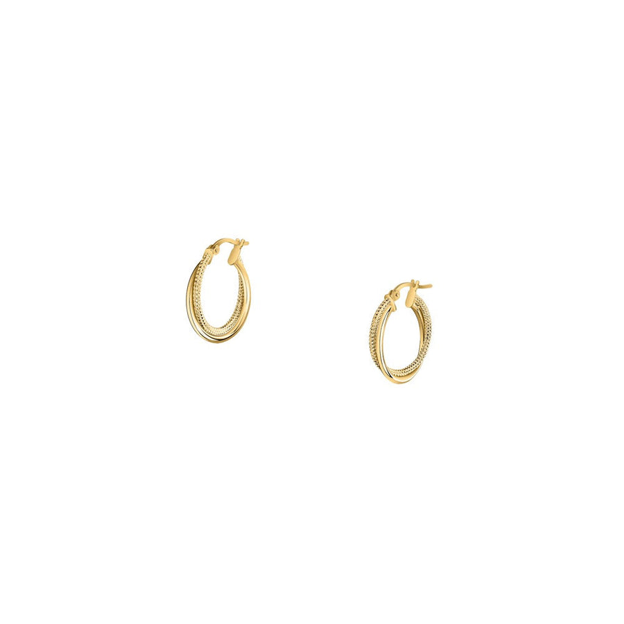 Woman Creole Gold Anniversary 18K Earrings