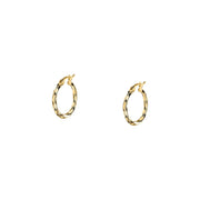 Woman Creole Gold Anniversary 18K Earrings