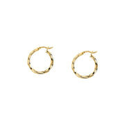 Woman Creole Gold Anniversary 18K Earrings