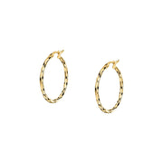 Woman Creole Gold Anniversary 18K Earrings