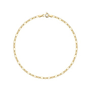 Man Rettangolare Gold 18K Bracelet