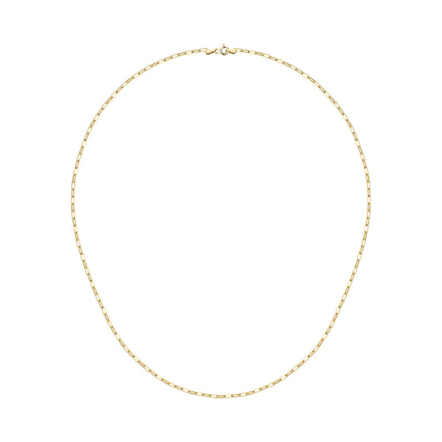 Man Rettangolare Gold Man 18K Chain