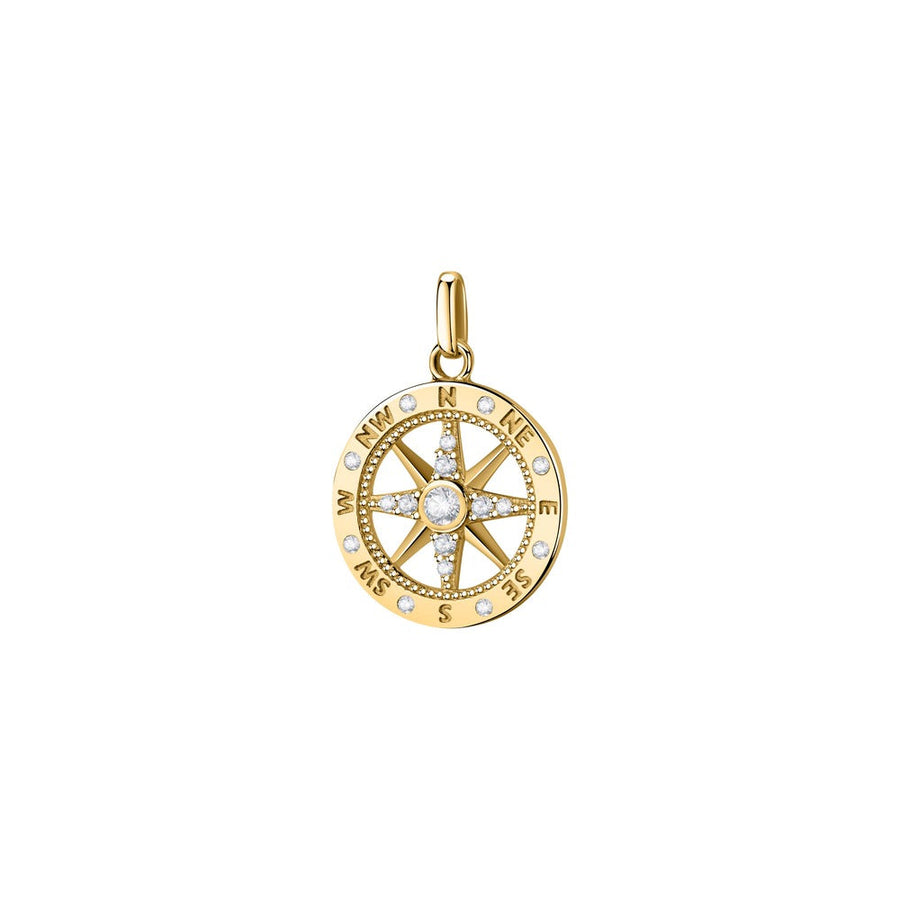 Woman Ciondoli Gold Compass 18K Pendant
