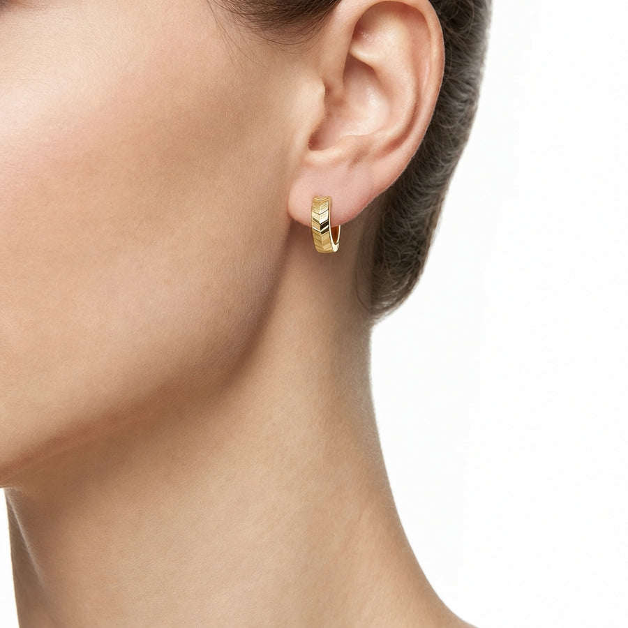Woman Creole Gold Anniversary 18K Earrings