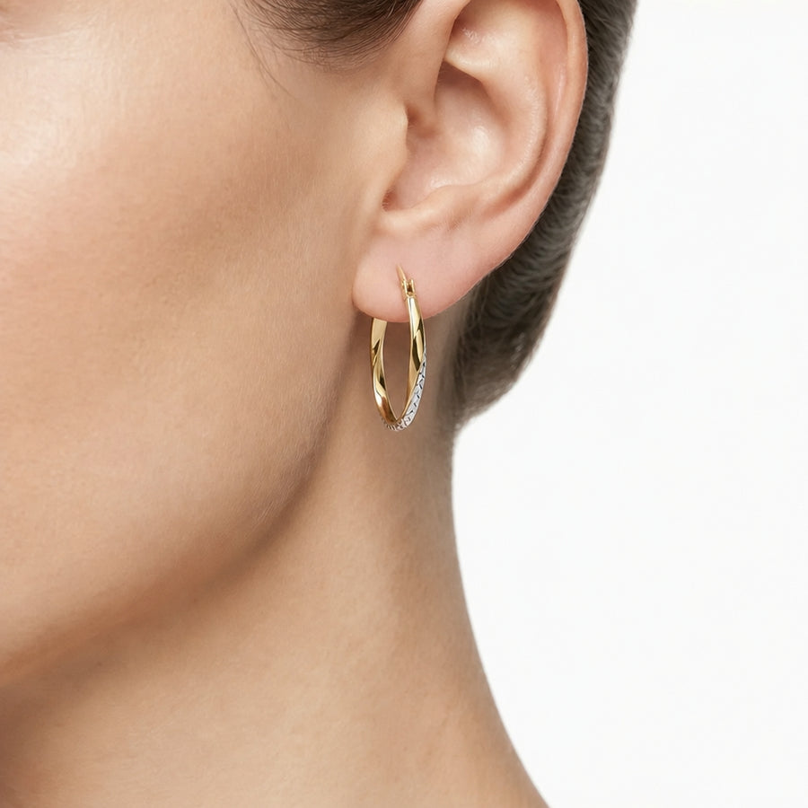 Woman Creole Gold Anniversary 18K Earrings