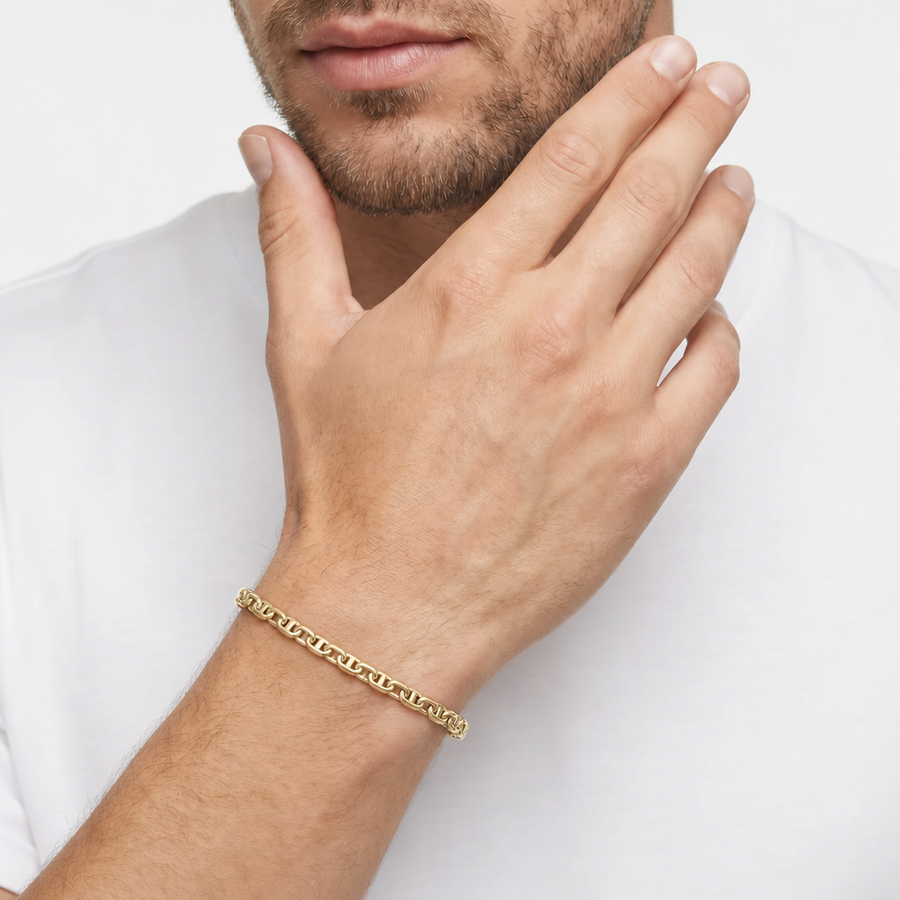 Man Traversino Gold 18K Bracelet