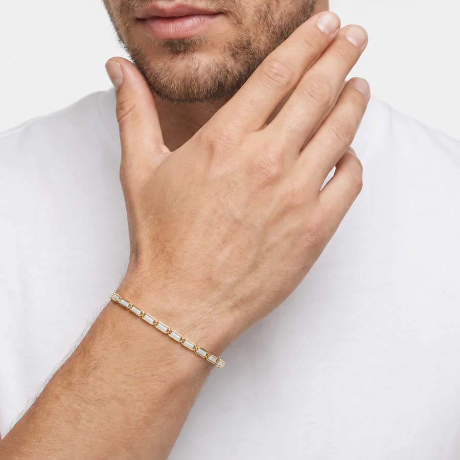 Man Piattina Gold 18K Bracelet