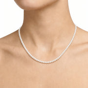 Woman B-Classic Gold Pearls 18K Necklace