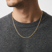 Man Figaro Gold Man 18K Chain