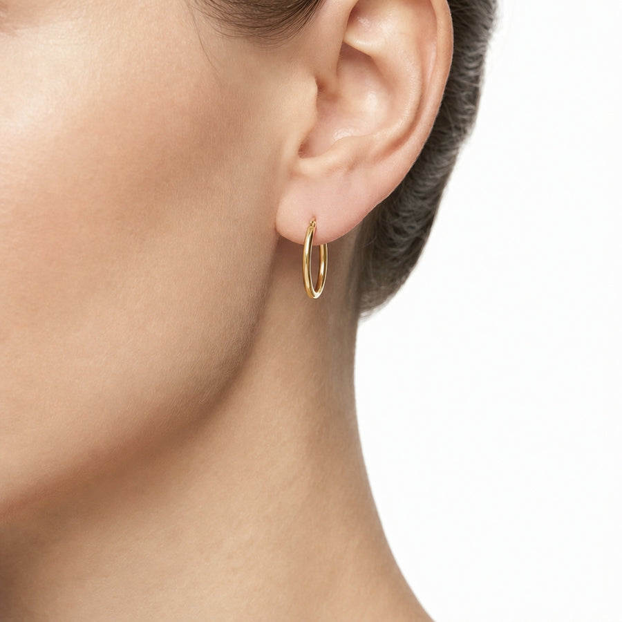 Woman Creole Gold Anniversary 18K Earrings