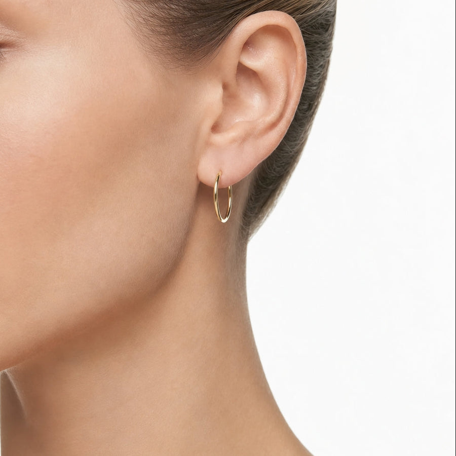 Woman Creole Gold Anniversary 18K Earrings
