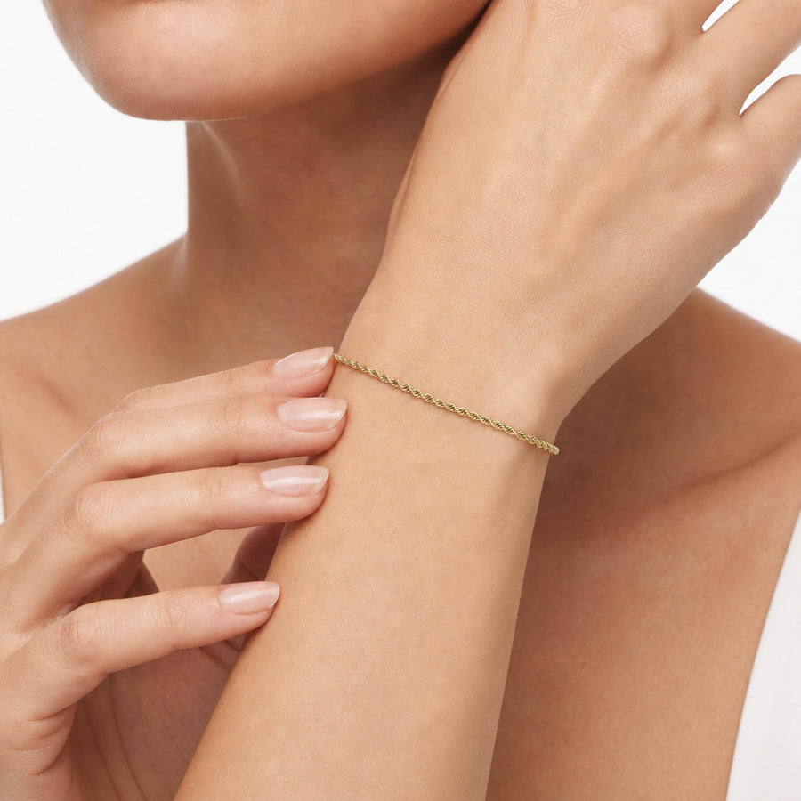 Woman Corda Gold 18K Bracelet