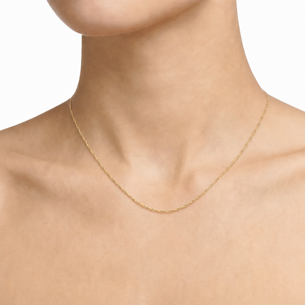 Woman Singapore Gold Anniversary 18K Chain